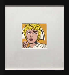 Nurse Offset Print by Roy Lichtenstein, Framed, 1993, Gallery Style