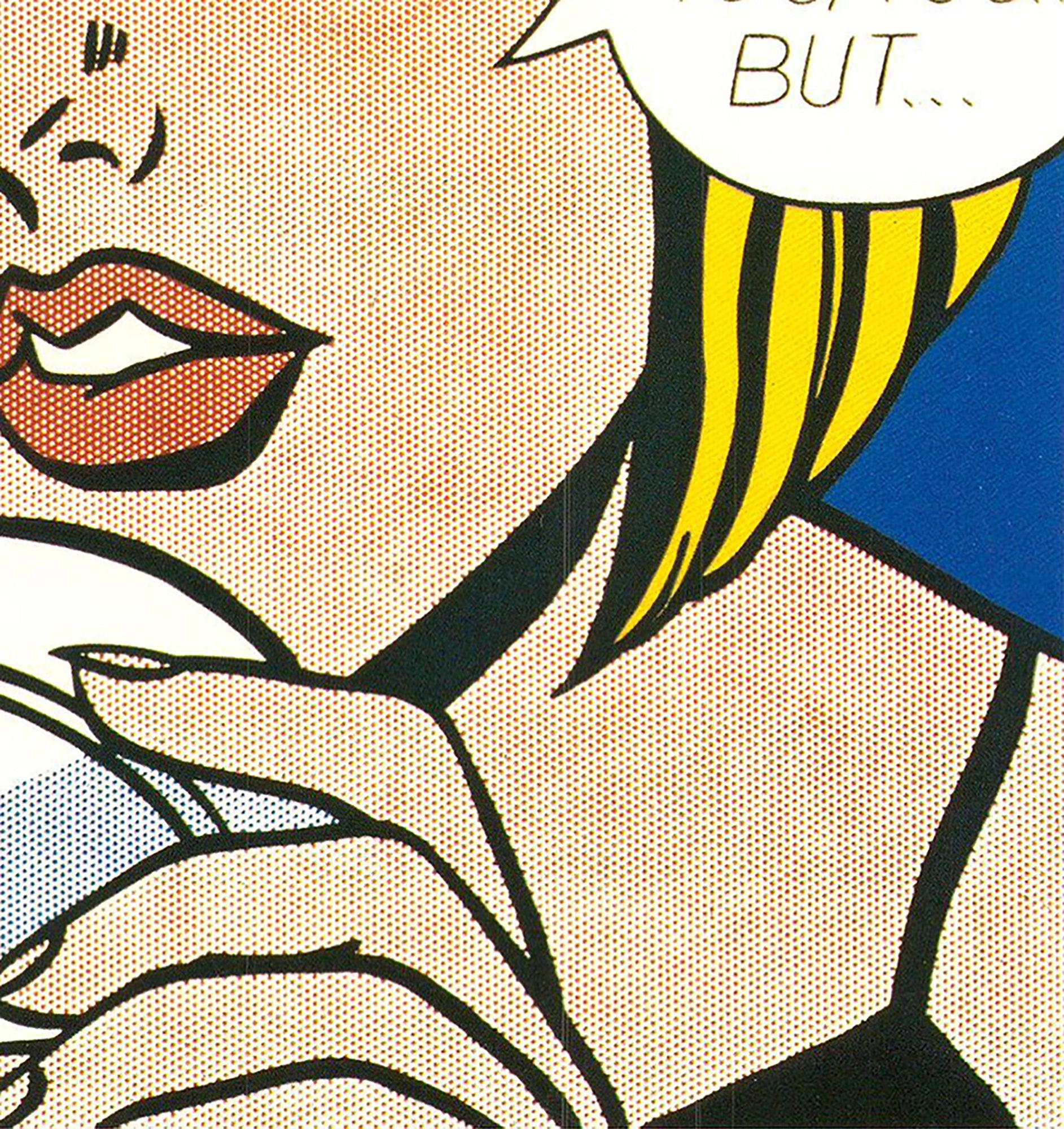 Roy Lichtenstein 'Oh, Jeff..' 1994 Vintage Pop Art For Sale 3