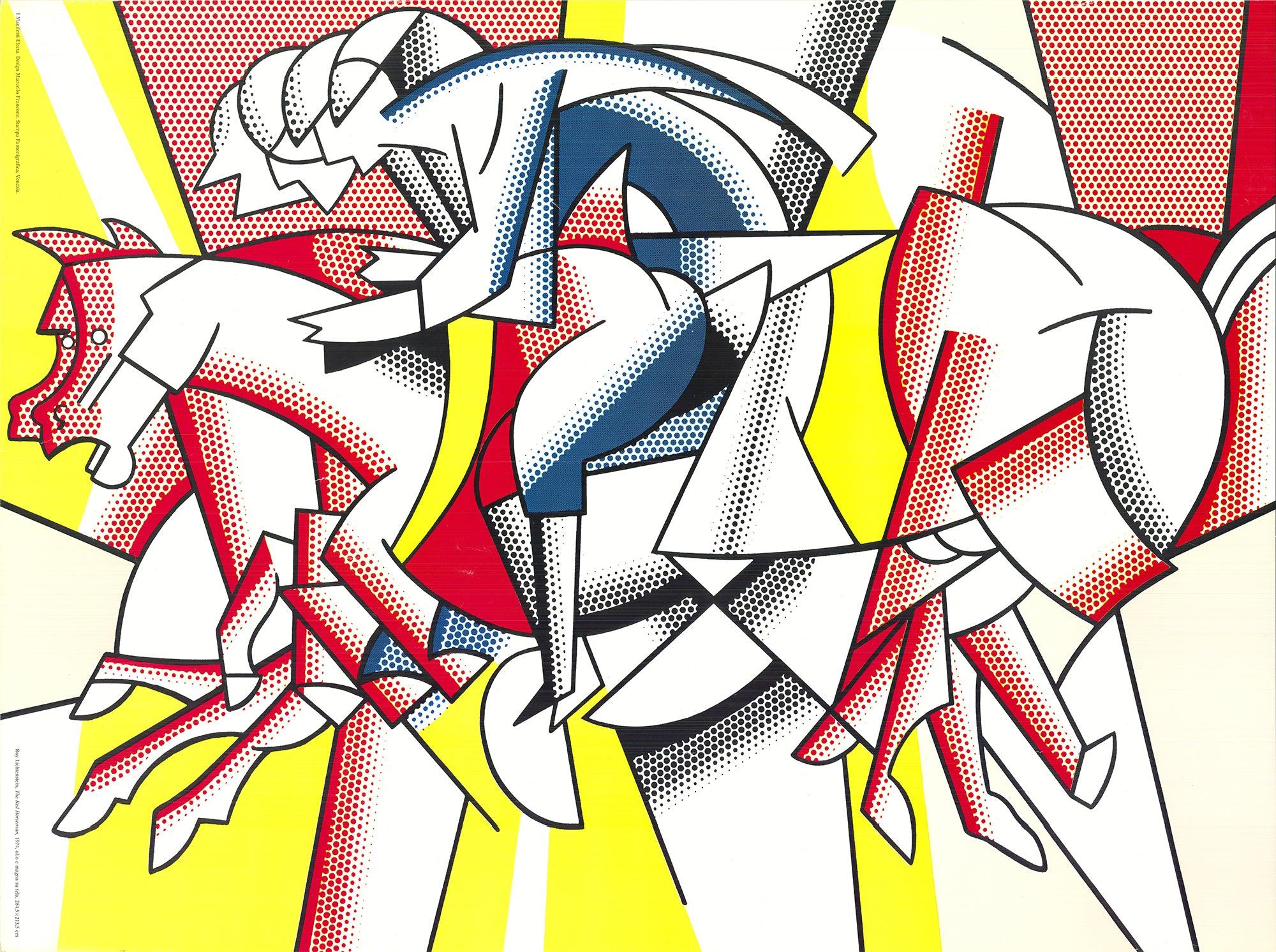 Roy Lichtenstein 'Pop Art America Europa' 1987- Offset Lithograph For Sale 1