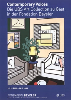 Roy Lichtenstein Pop Art Exhibition Poster, Unframed, 2000s
