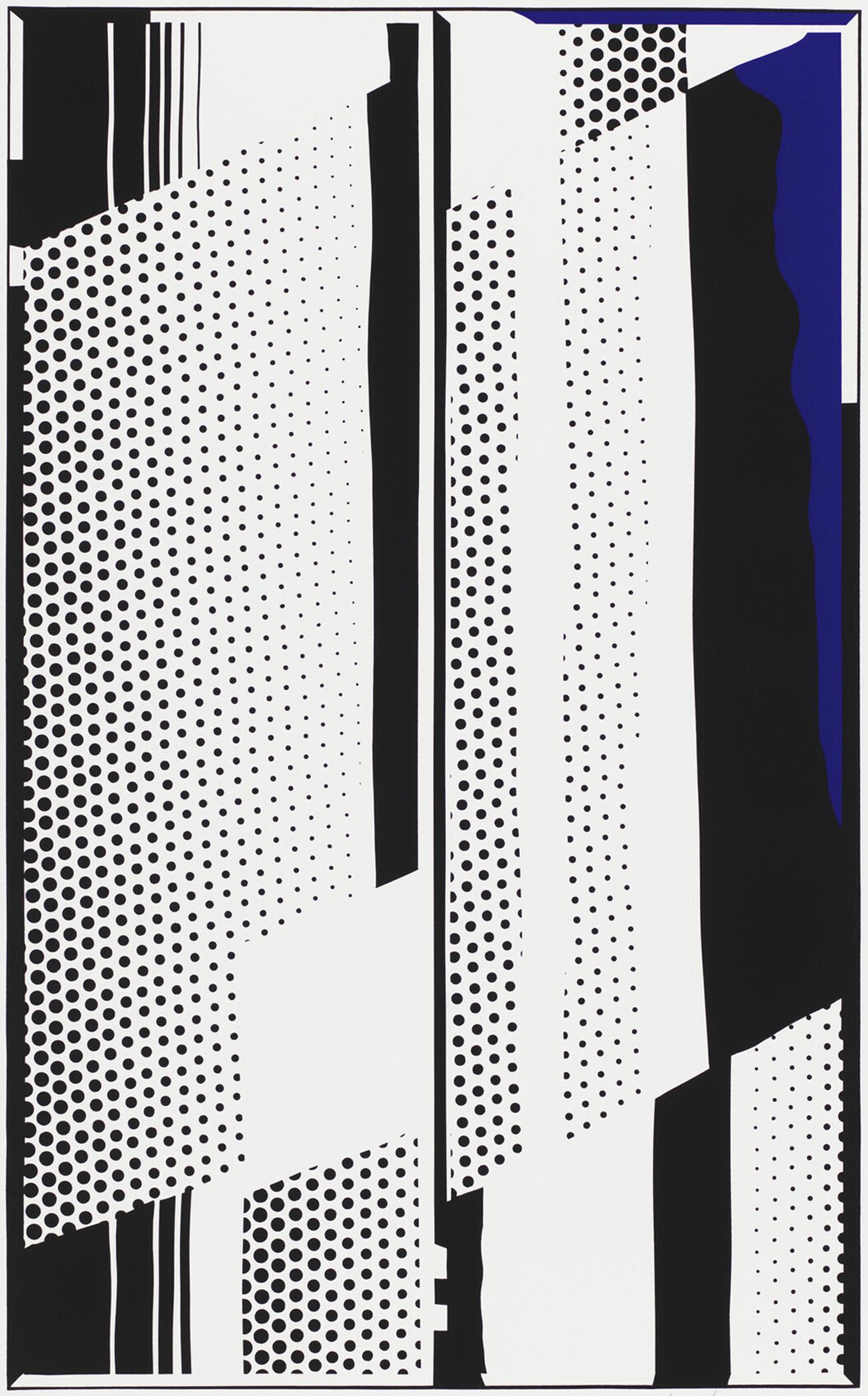 Künstler: Roy Lichtenstein
Titel: Zwillingsspiegel
Medium: Siebdruck in Farben auf weißem Velin
Datum: 1970
Auflage: A/P XXI (Künstlerabzug, abgesehen von der Auflage von 250 Stück)
Blattgröße: 38 7/8" x 25 7/8"
Bild Größe: 34" x 21"
Unterschrift: