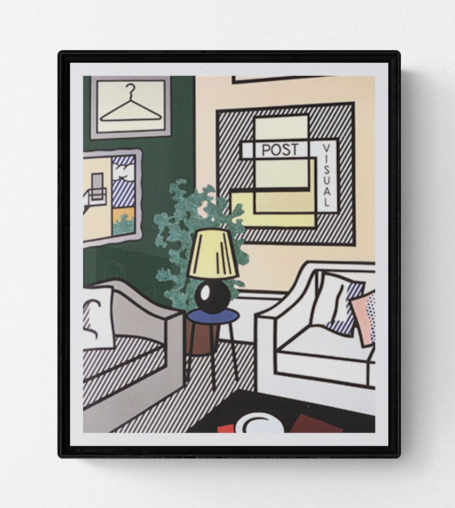 Paper Size: 11 x 9.25 inches ( 27.94 x 23.495 cm )
Image Size: 11 x 9.25 inches ( 27.94 x 23.495 cm )
Framed: Yes
Frame Size: H: 12 x W: 10.25 x D: .875 in.
Condition: A: Mint

Additional Details: This exhibition poster, titled Post Visual, was
