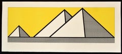 Roy Lichtenstein 'Pyramids' Lithograph, 1969