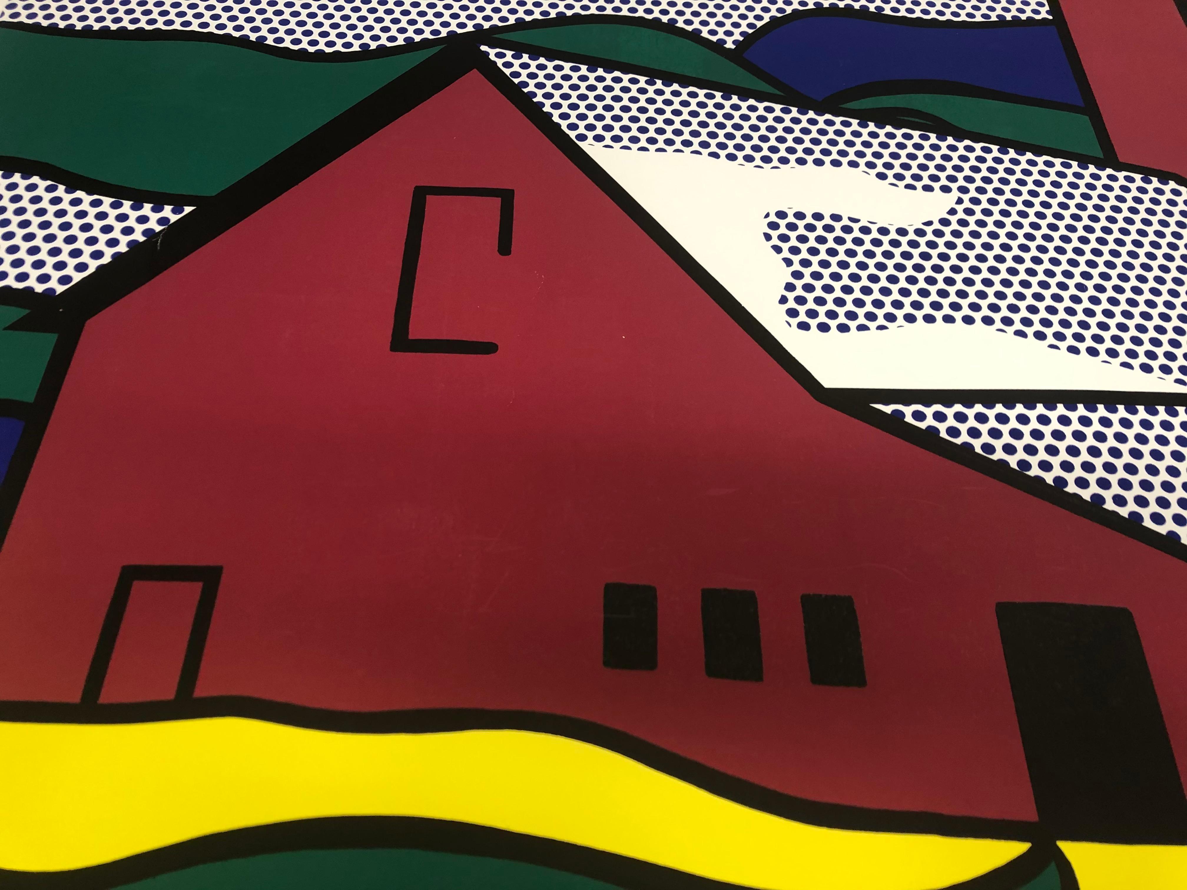 Roy Lichtenstein 'Red Barn II (Lg)' 1989- Serigraph For Sale 16
