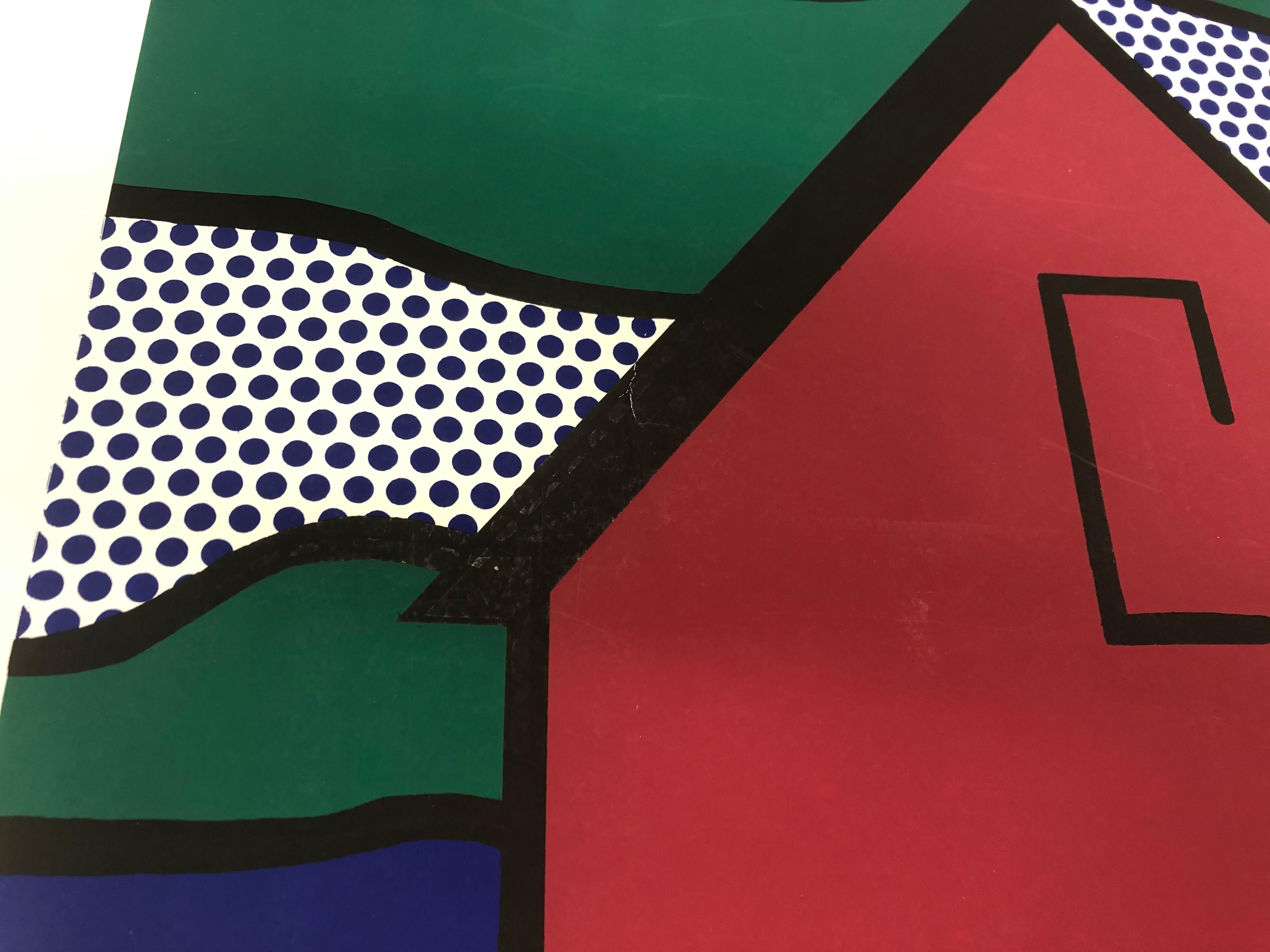 Roy Lichtenstein 'Red Barn II (Lg)' 1989- Serigraph For Sale 17