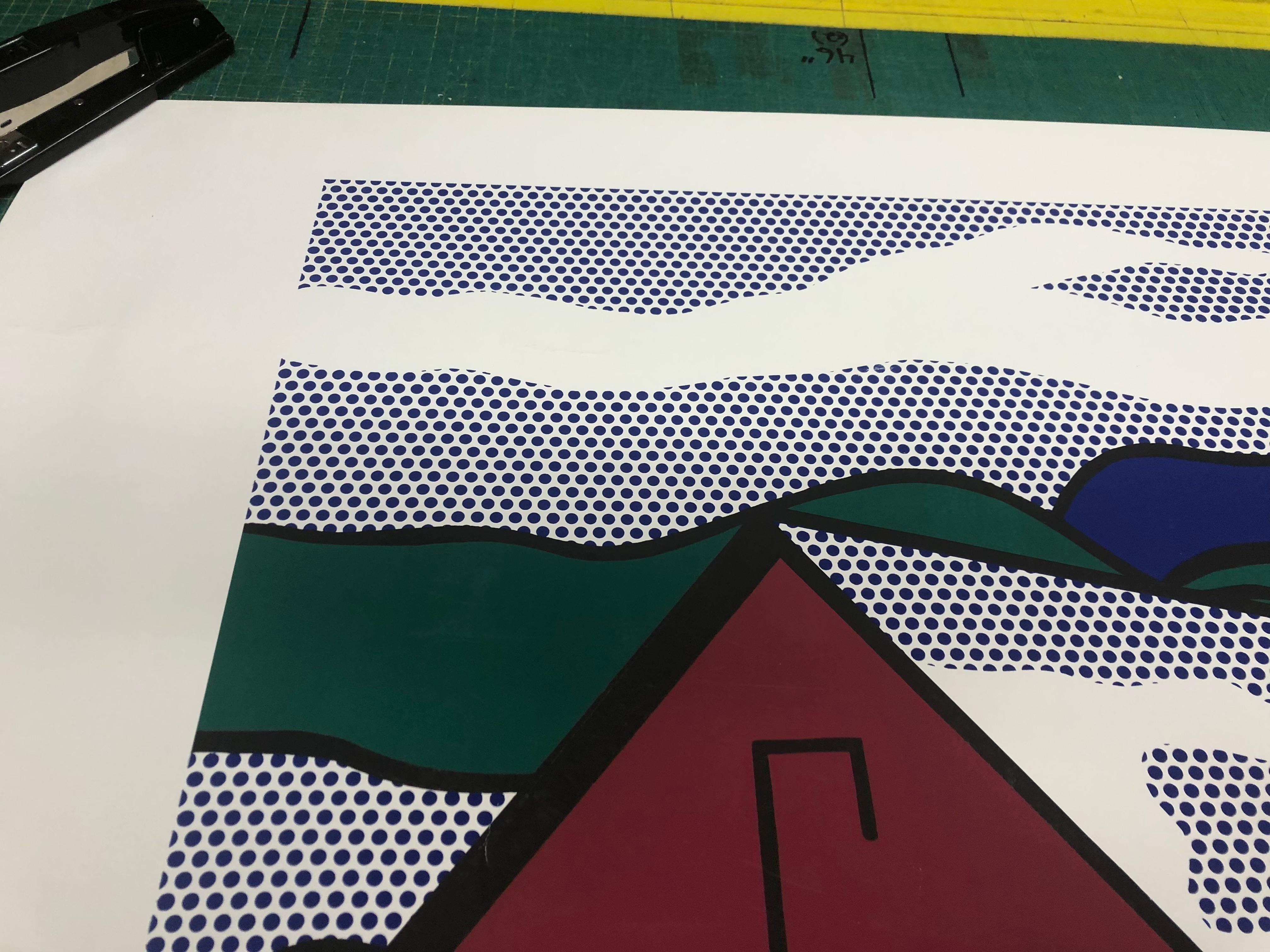Roy Lichtenstein 'Red Barn II (Lg)' 1989- Serigraph For Sale 6
