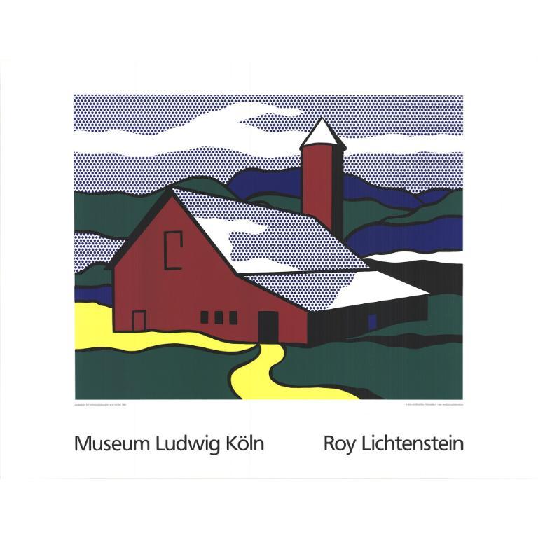 roy lichtenstein red barn