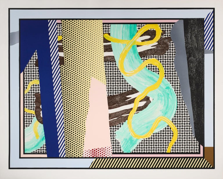 Roy Lichtenstein - Roy Lichtenstein, Reflections on Brushstrokes, from ...