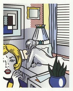 Roy Lichtenstein 'Roommates' 1997 from the Nudes Portfolio