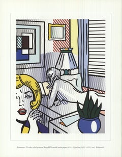 Roy Lichtenstein "Compañeros de piso" 1997 de la carpeta Desnudos