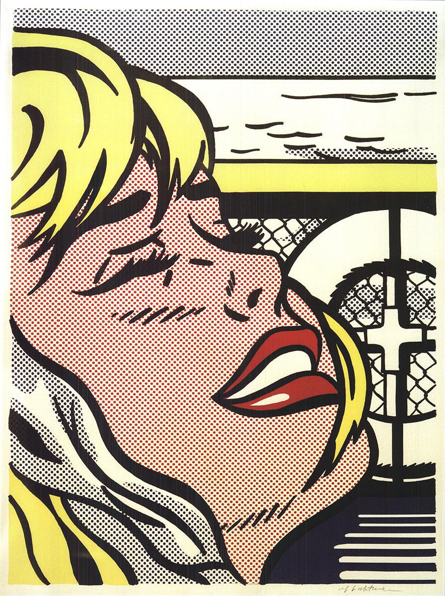 Roy Lichtenstein 'Shipboard Girl' FRAMED For Sale 1