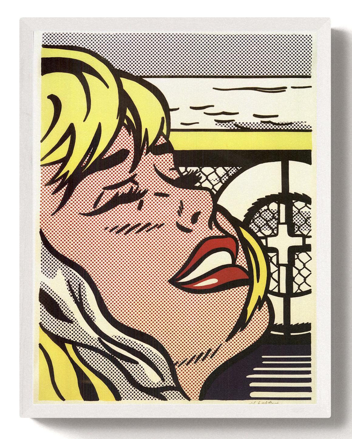 Roy Lichtenstein 'Shipboard Girl' FRAMED