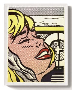 Roy Lichtenstein „Schiffboard Girl“ FRAMED