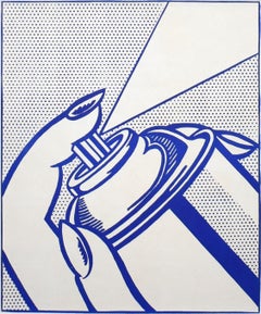 Vintage Roy Lichtenstein Spray Can