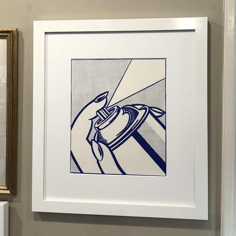 Artist: Roy Lichtenstein
Title: Spray Can
Portfolio: 1¢ Life
Medium: Lithograph on white wove paper
Year: 1963
Edition: 2000
Frame Size: 21 1/4