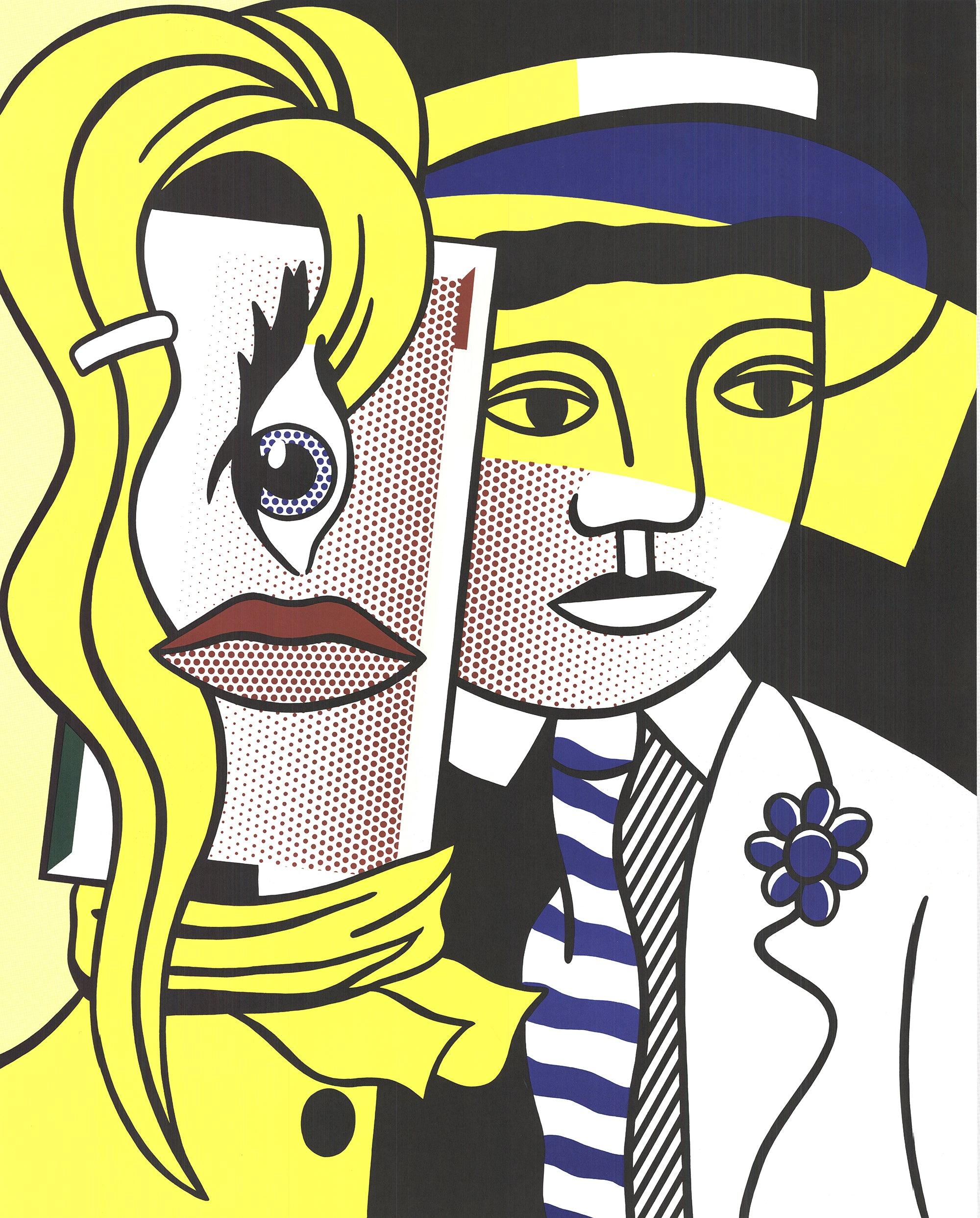 Sku: GH1312
Artist: After Roy Lichtenstein
Title: Stepping Out
Year: 1979
Signed: No
Medium: Offset Lithograph
Paper Size: 51 x 35.75 inches ( 129.54 x 90.805 cm )
Image Size: 42 x 33.5 inches ( 106.68 x 85.09 cm )
Edition Size: 1500
Framed: