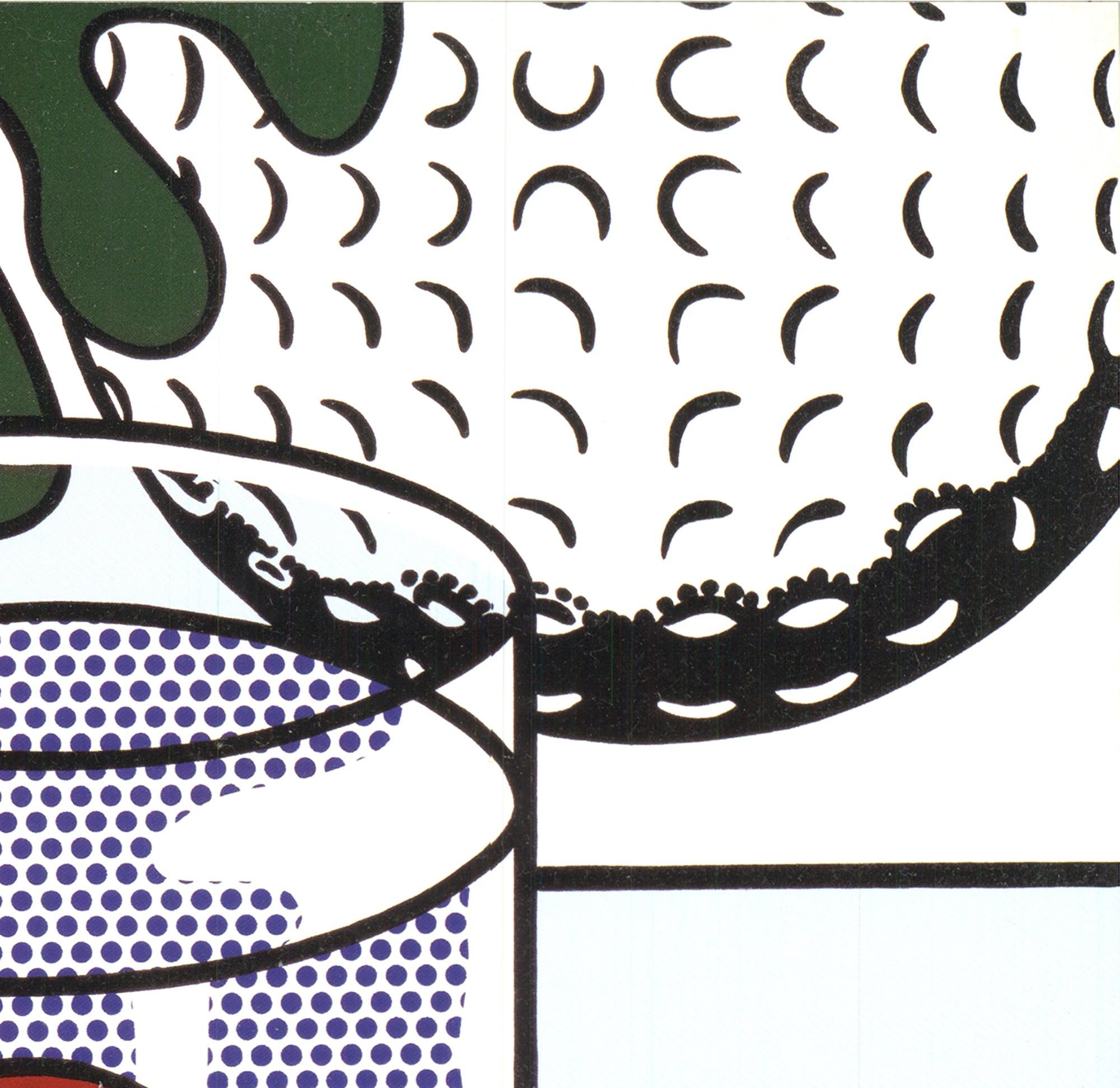 Roy Lichtenstein 'Still Life with Goldfish Bowl' 1981- Serigraph Pop Art Vintage For Sale 1