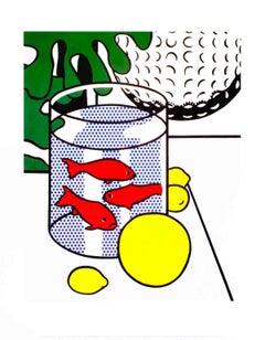 Roy Lichtenstein: „Stillleben mit Goldfischschale“, Poster