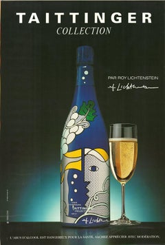 Roy Lichtenstein
Taittinger Collection Champagne
1990, Vintage Original Poster Roy Lichtenstein
Taittinger Collection Champagne
1990, Vintage Original Poster