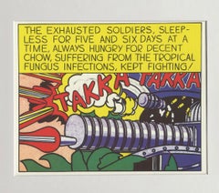 Roy Lichtenstein 'Takka-Takka' 1986
