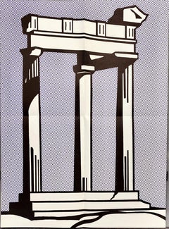 Roy Lichtenstein Temple (Castelli mailer) 1964