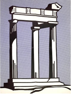 Roy Lichtenstein Temple (Castelli mailer) 1964