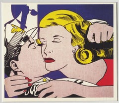 The Kiss Vintage Offset Print, Framed Lithograph, Circa 1993