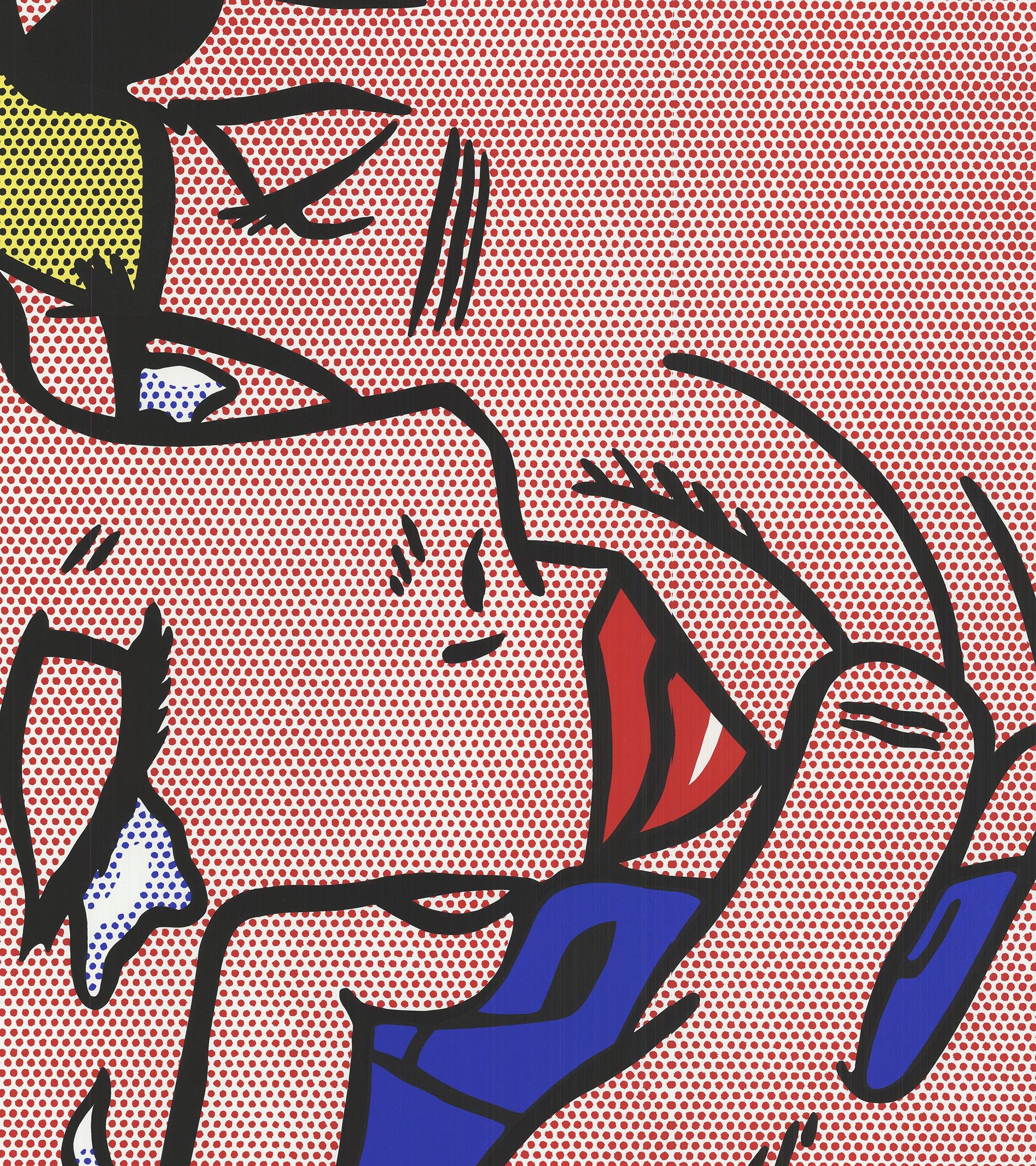 Lichtenstein 2003 'The Kiss V' Pop Art Vintage 1