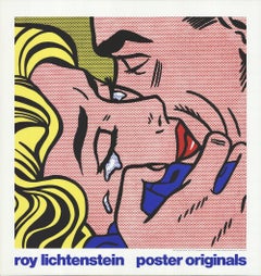 Lichtenstein 2003 'The Kiss V' Pop Art Vintage