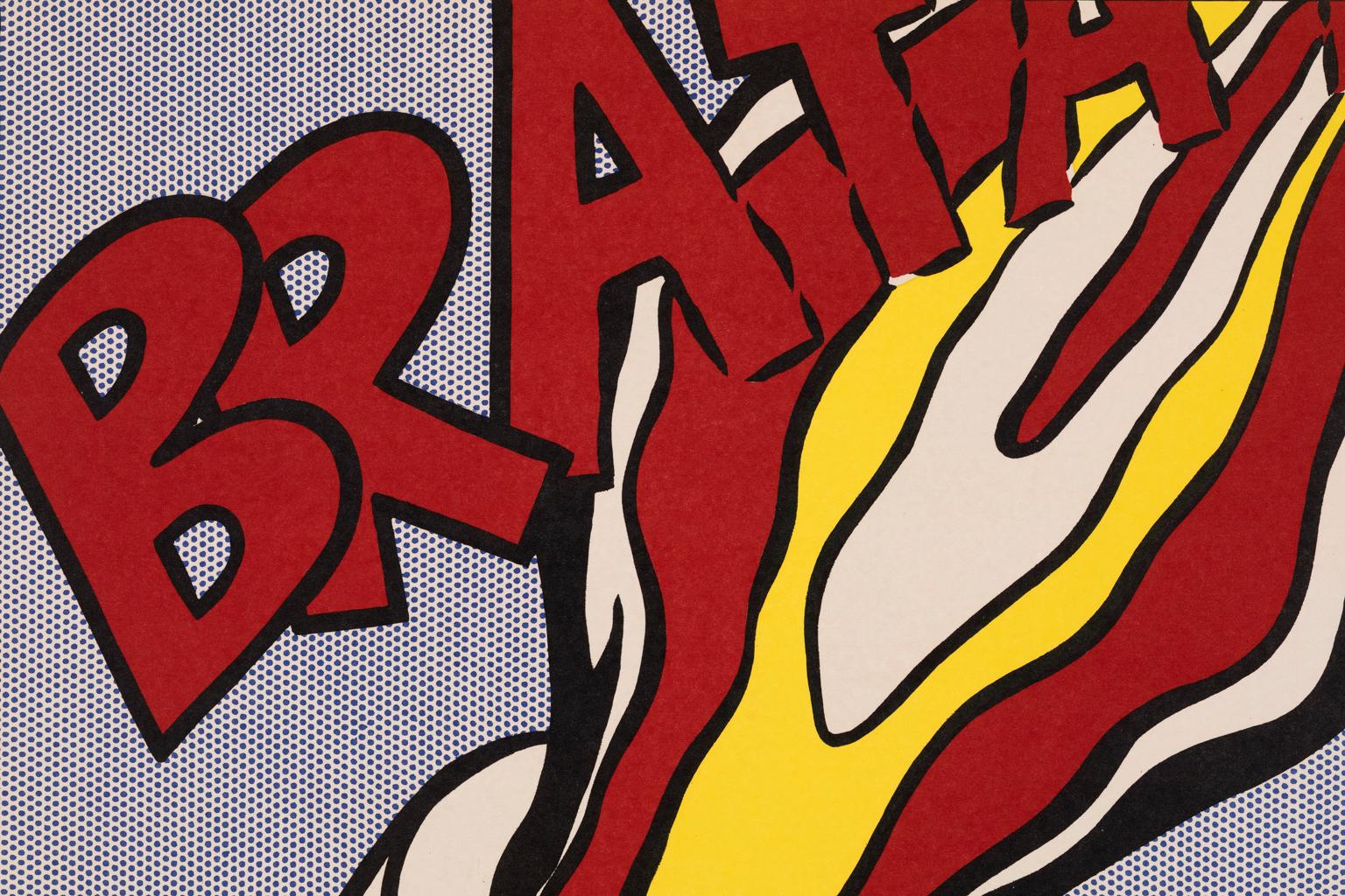Roy Lichtenstein Tryptich  „Als ich das Feuer eröffnete“, Stedelijk Museum Amsterd, 1966 im Angebot 14