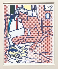 Two Nudes, State I Offset Lithograph Print, Framed, 1997, Excellent