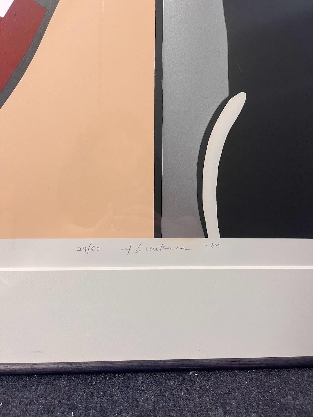 Roy Lichtenstein „Zwei Gemälde“ (Corlett 205) Multiple Media-Druck 1984 im Angebot 2