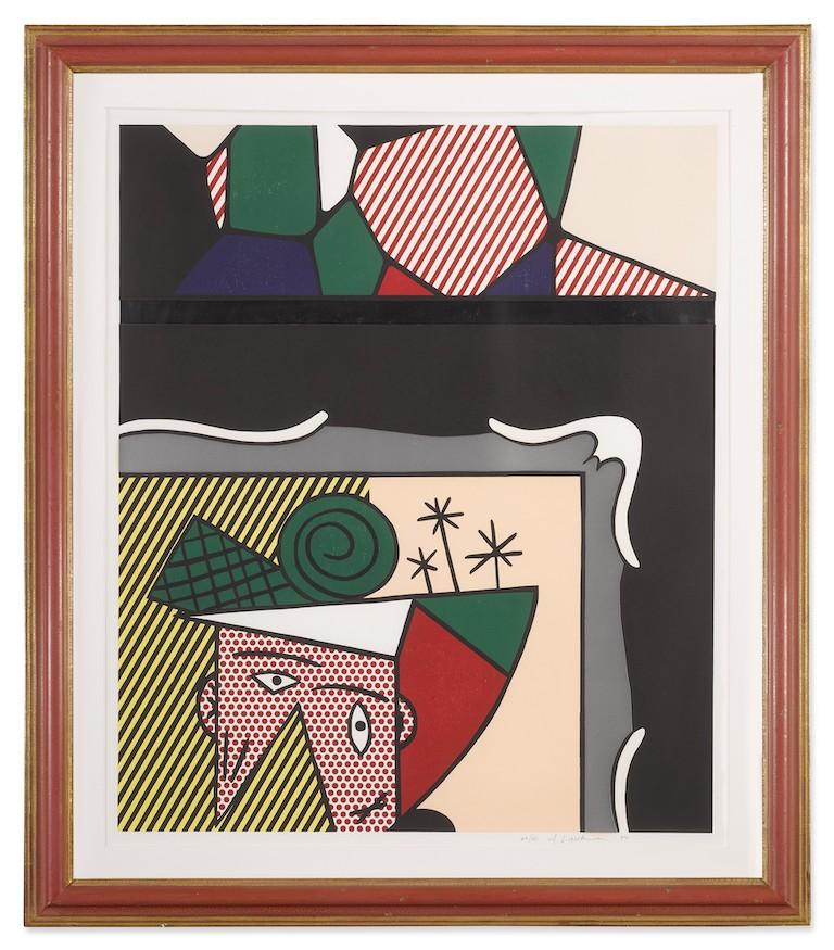 Roy Lichtenstein „Zwei Gemälde“ (Corlett 205) 1984 im Angebot 1