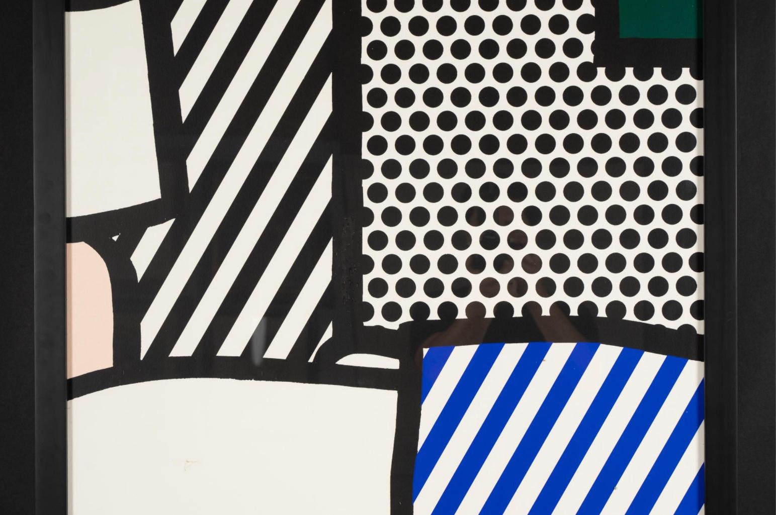 Roy Lichtenstein « Paper With Blue Floor Interior », 1992 en vente 10