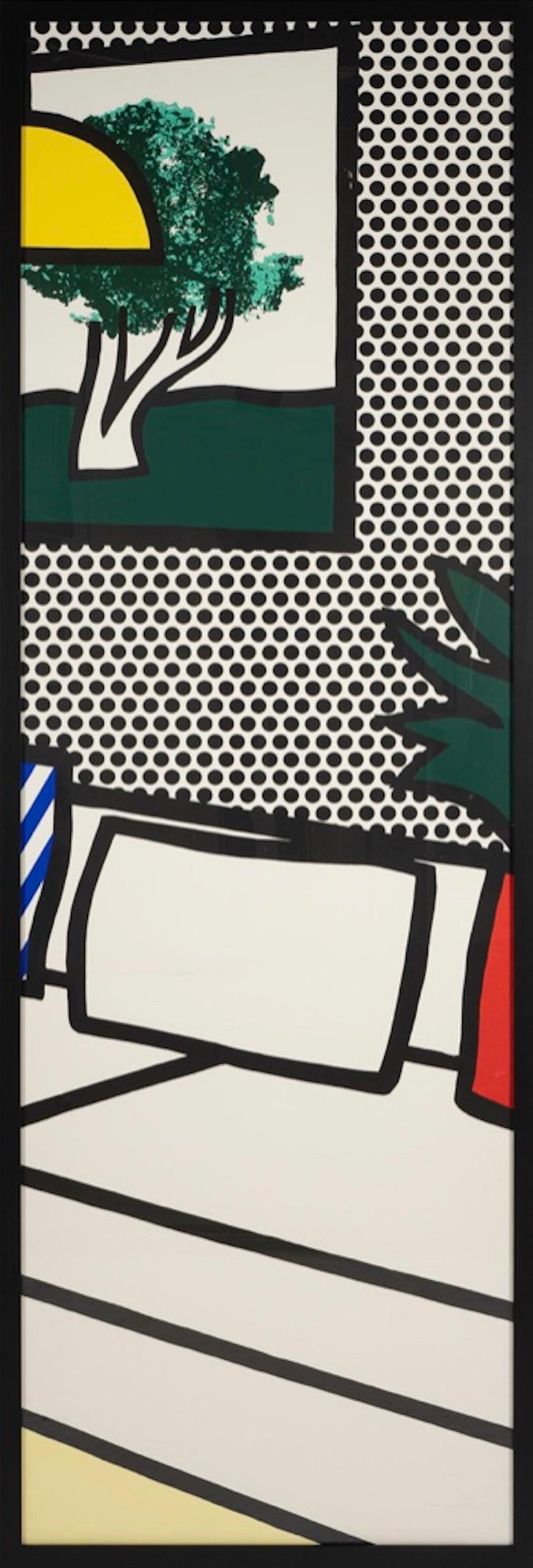 Roy Lichtenstein « Paper With Blue Floor Interior », 1992 en vente 5