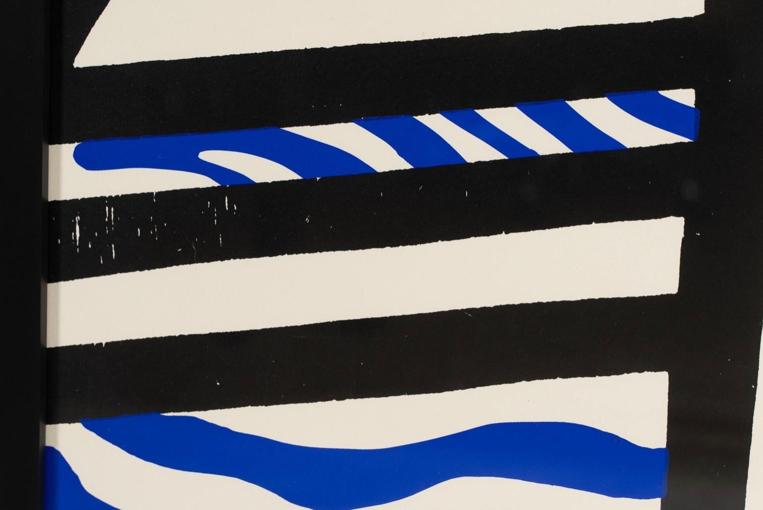Roy Lichtenstein « Paper With Blue Floor Interior », 1992 en vente 7