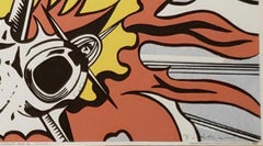 Roy Lichtenstein - Whaam - Silkscreen suite of two Hand Signed right print