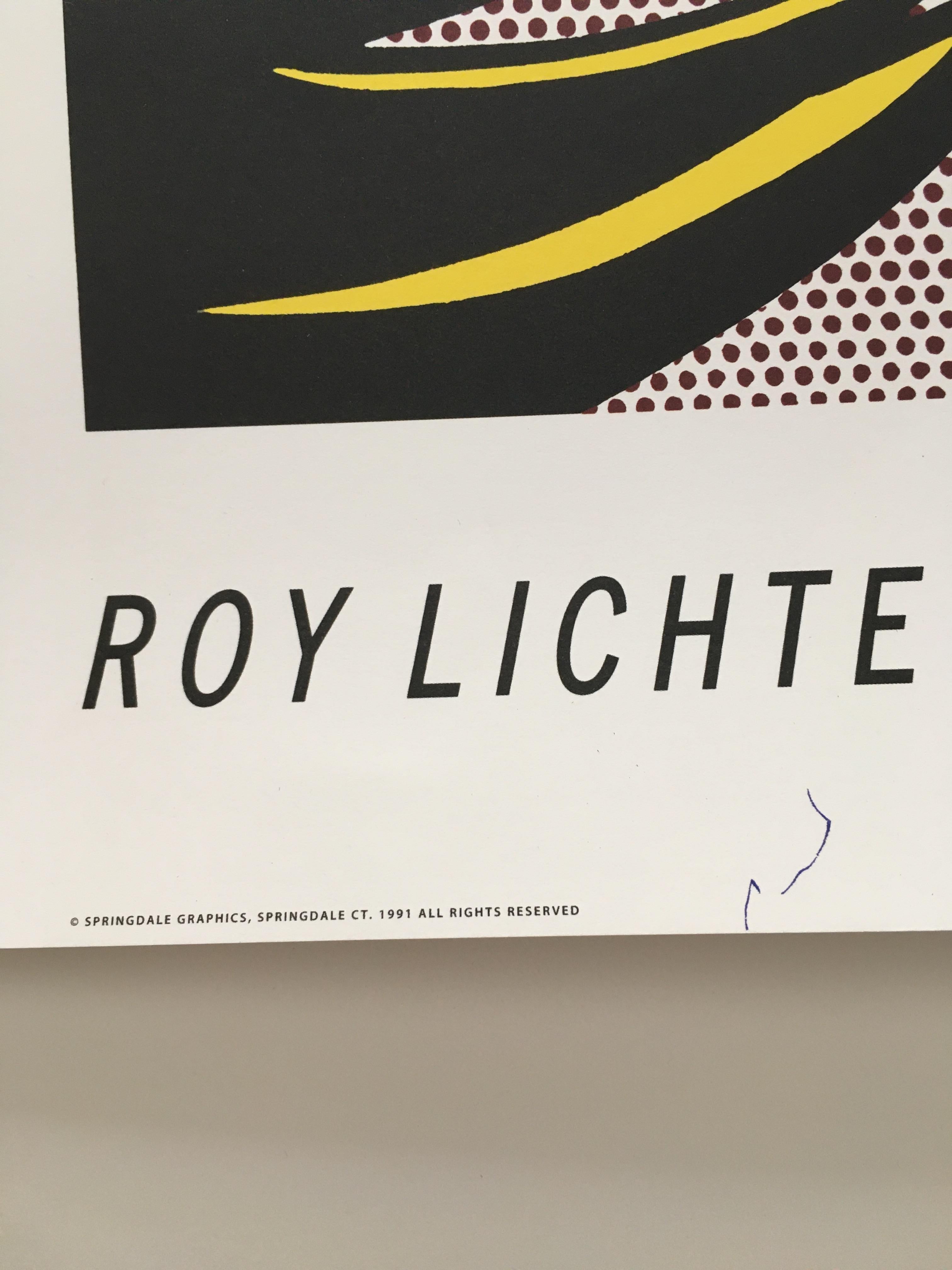 roy lichtenstein thinking of him