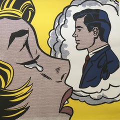 Yale University Art Gallery (Thinking of Him), Signed Poster