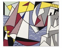 Sailboats by Roy Lichtenstein (after)
