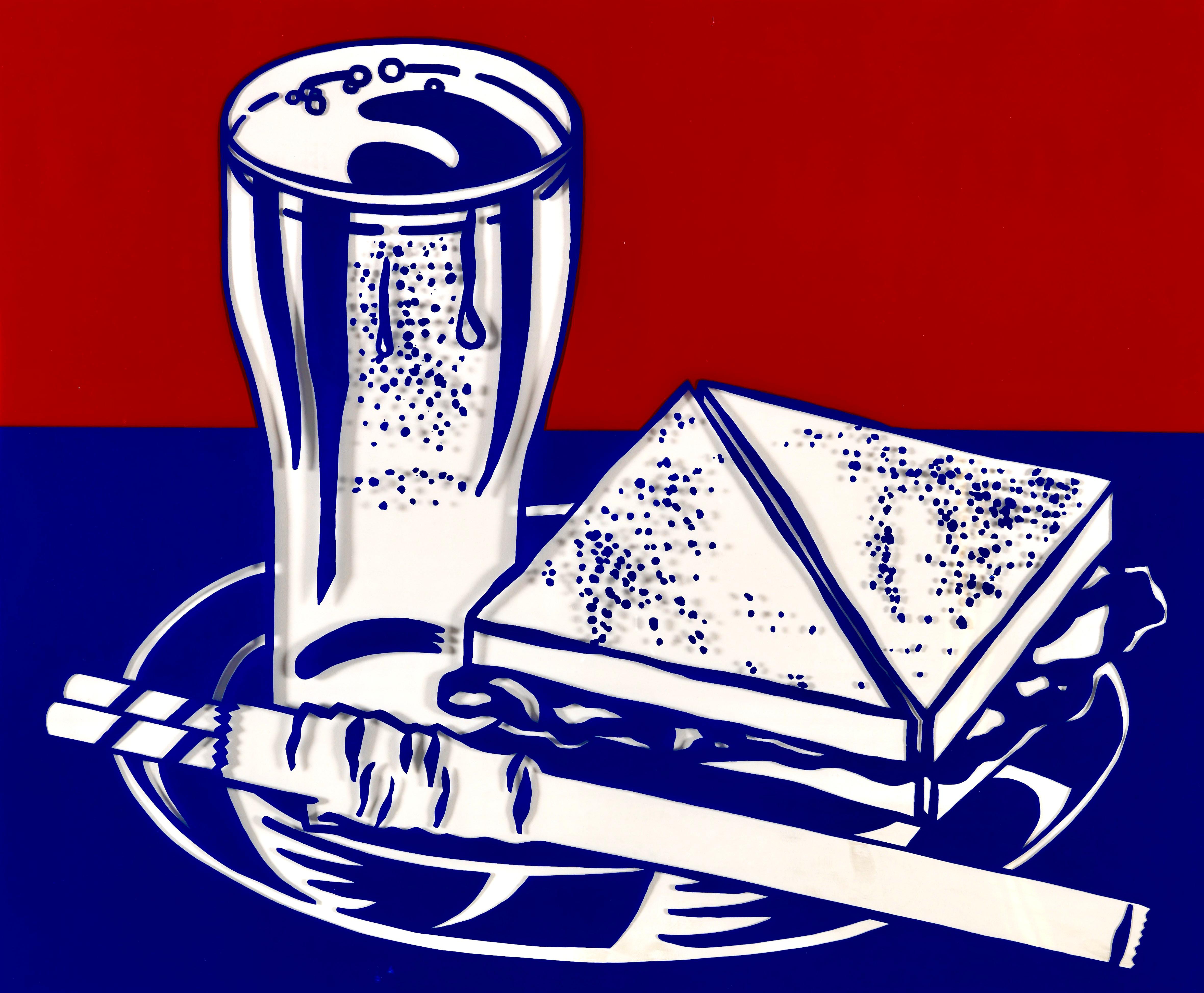 Sandwich and Soda (Corlett 35), X + X, Roy Lichtenstein