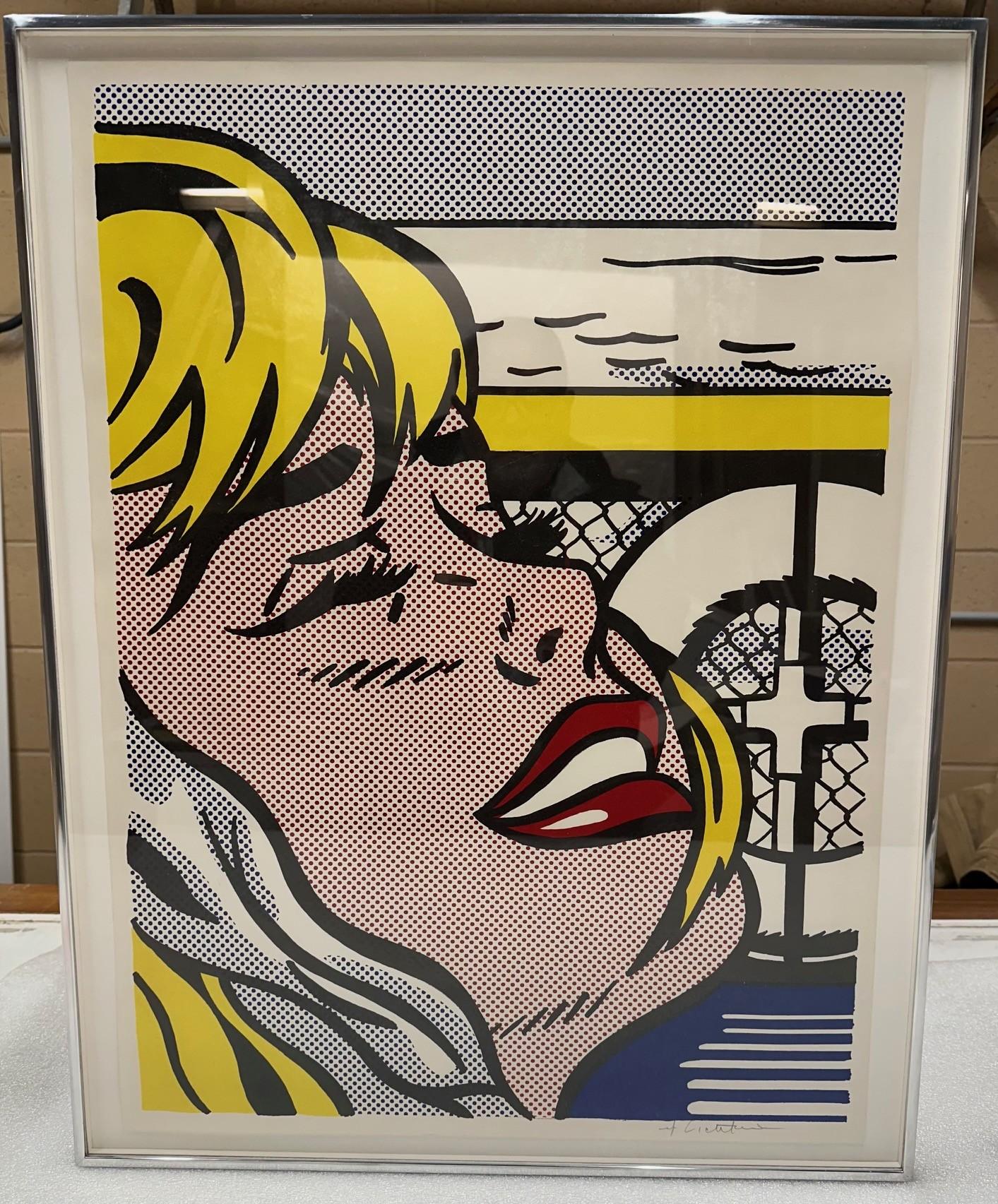 La fille du bord - Print de Roy Lichtenstein