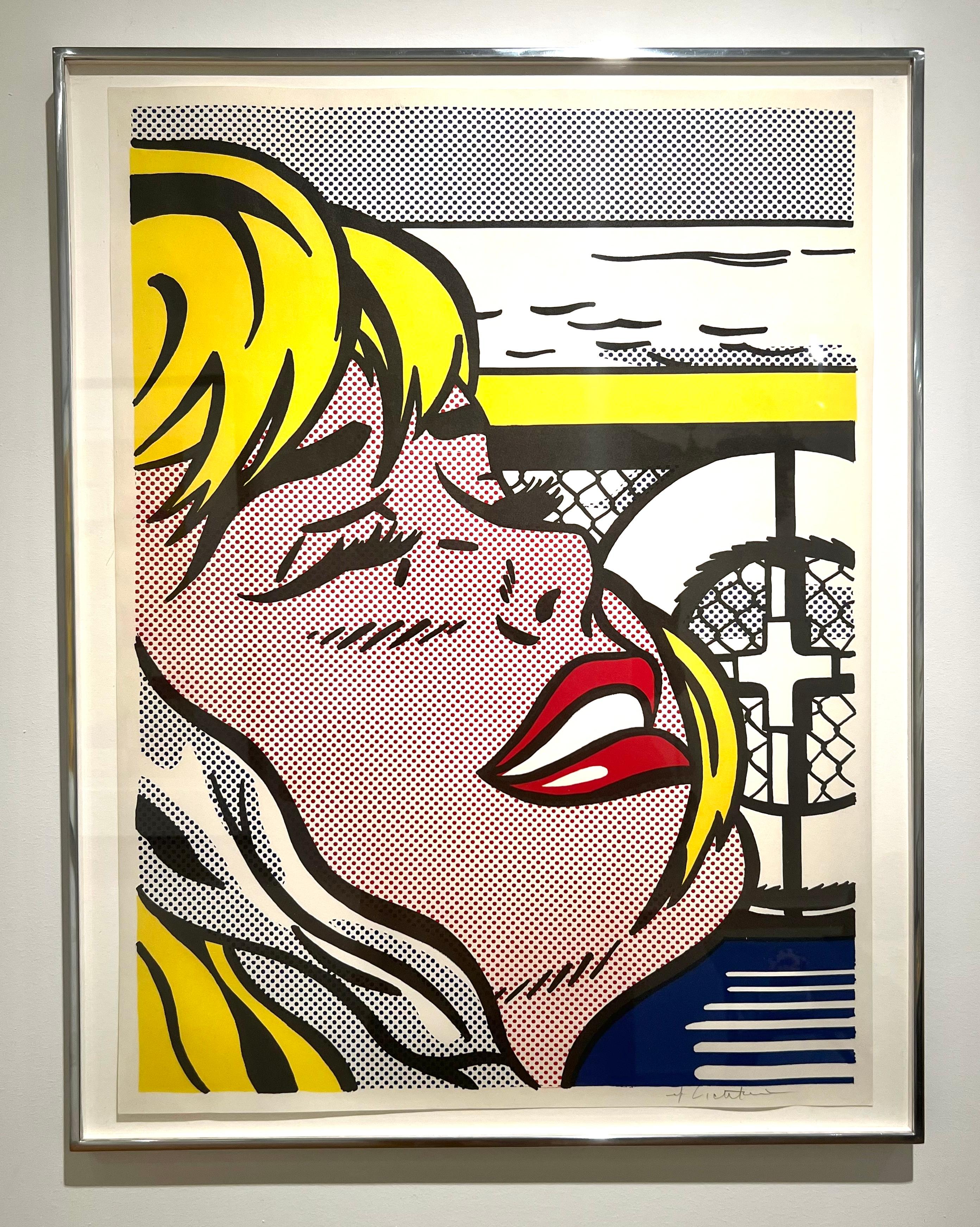 Chica de a bordo - Print de Roy Lichtenstein