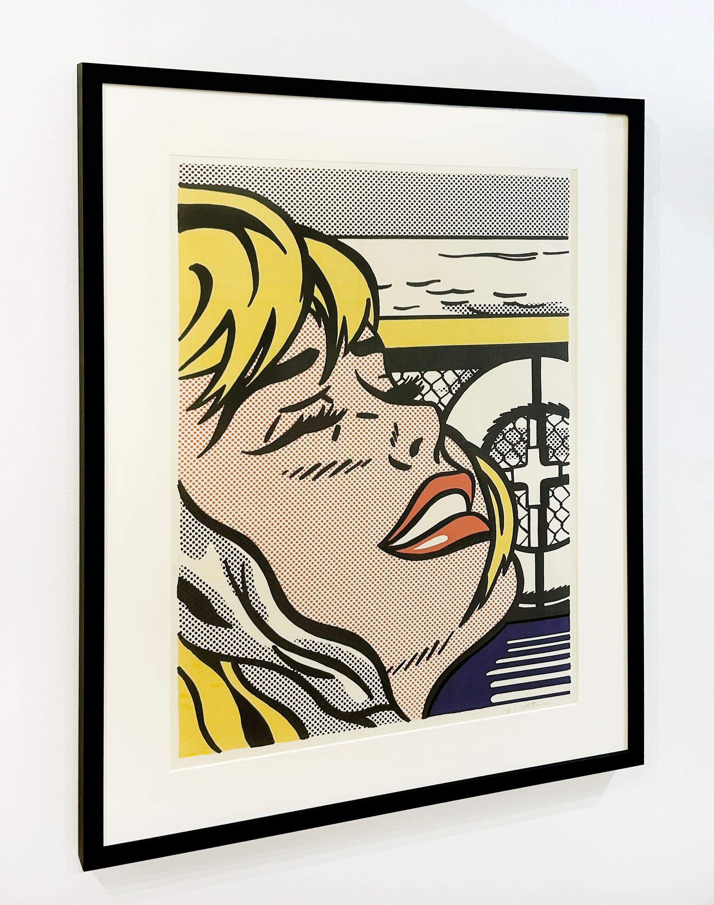 Artist:  Lichtenstein, Roy
Title:  Shipboard Girl
Date:  1965
Medium:  Offset Lithograph
Unframed Dimensions:  27