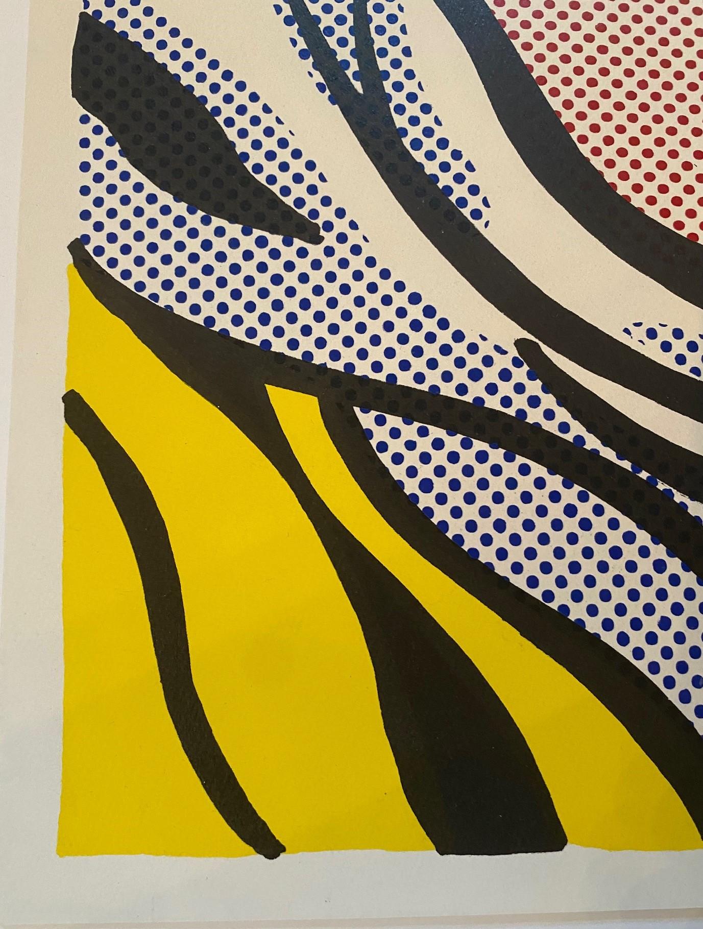 Offset Lithograph from an edition of unknown size.  Signed (rf Lichtenstein) in pencil lower right.. Publisher Leo Castelli Gallery, New York. Printed by Graphic Industries Inc., New York. Catalogue Raisonne The Prints of Roy Lichtenstein 1948-1997: