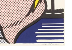 Shipboard Girl - Vintage Lithograph by Roy Lichtenstein - 1965