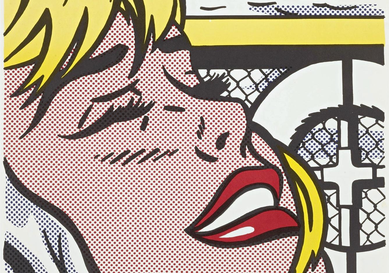 Shipboard Girl is an offset lithograph printed in colours on wove paper, 1965, signed in pencil, from the edition of unknown size.

This beautiful print is hand-signed by Roy Lichtenstein (New York, 1923 - New York, 1997) on the lower right
