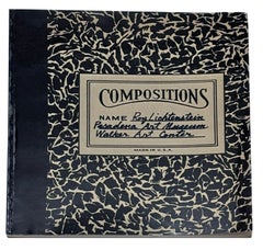 Signed Roy Lichtenstein Compositions catalog 1967