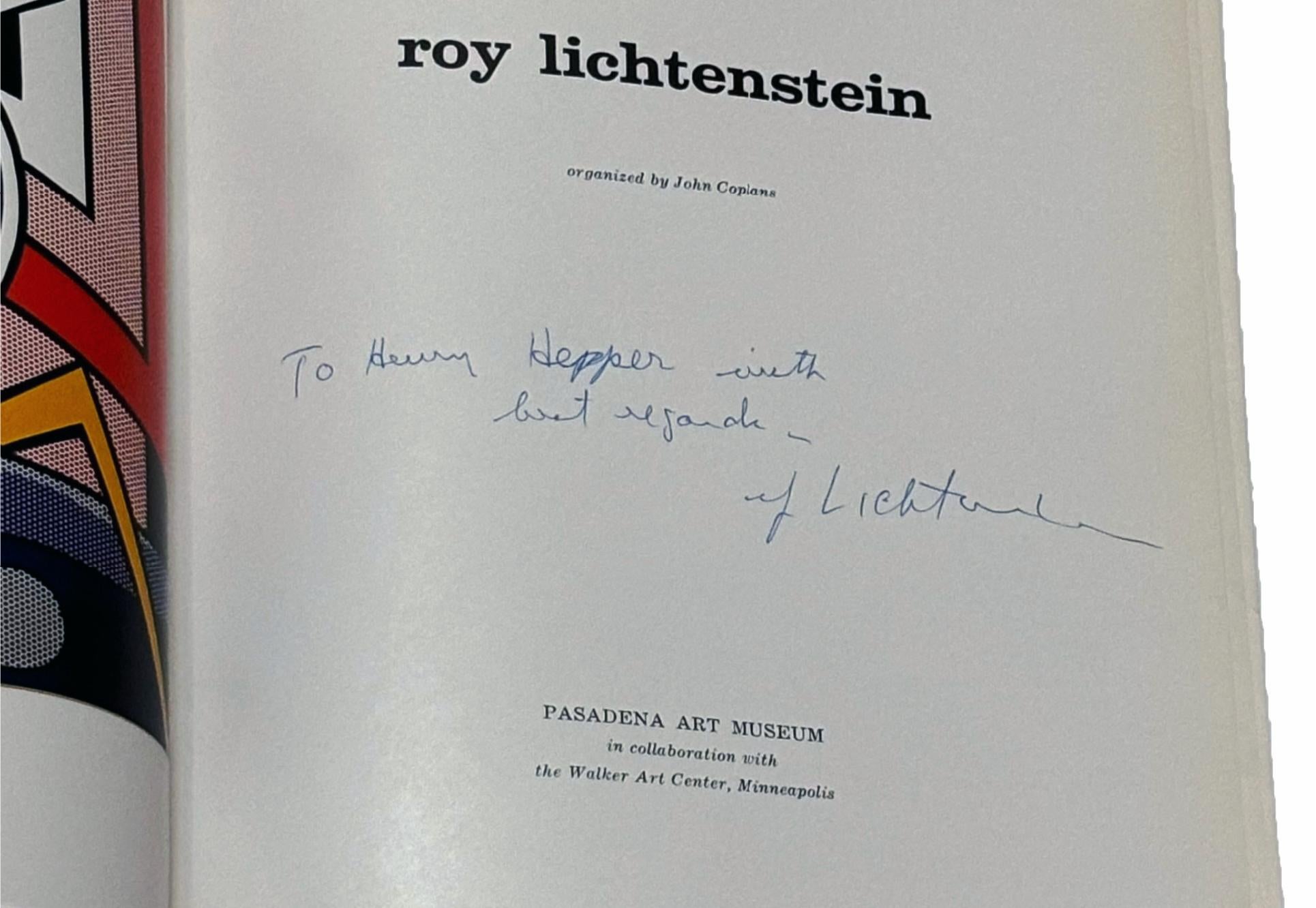 Autographed Roy Lichtenstein Compositions catalog 1967 For Sale 2