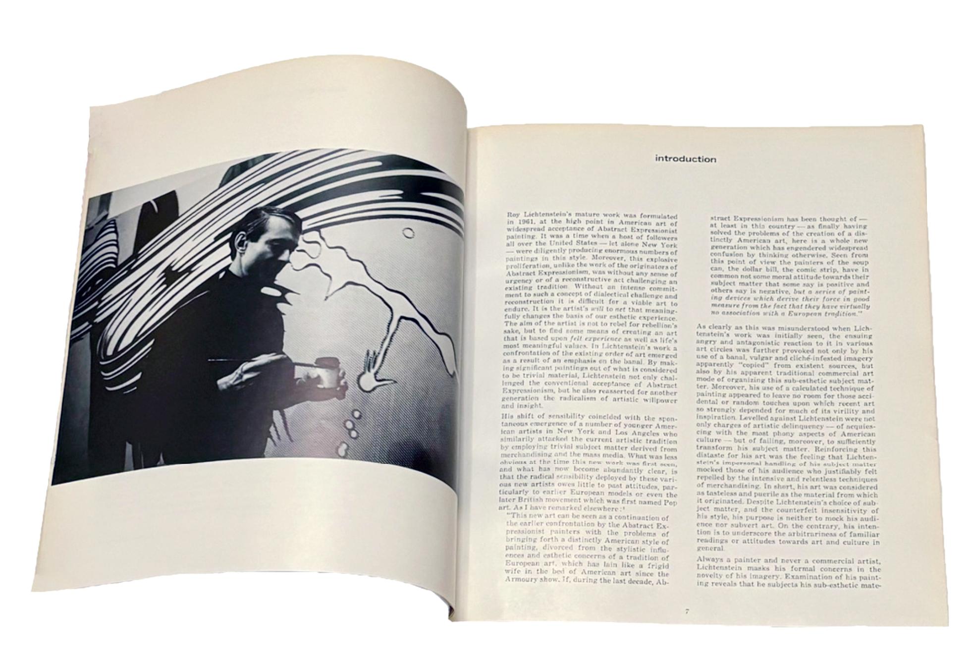 Autographed Roy Lichtenstein Compositions catalog 1967 For Sale 6